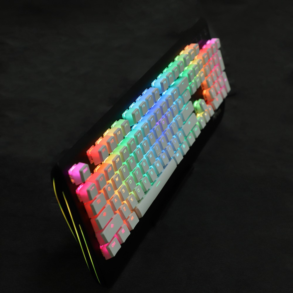 117 keys PBT Pudding Keycaps Transparent Backlit Keycap For Mechanical Keyboard fit 61/64/68/71//84/87/96/100/104keys