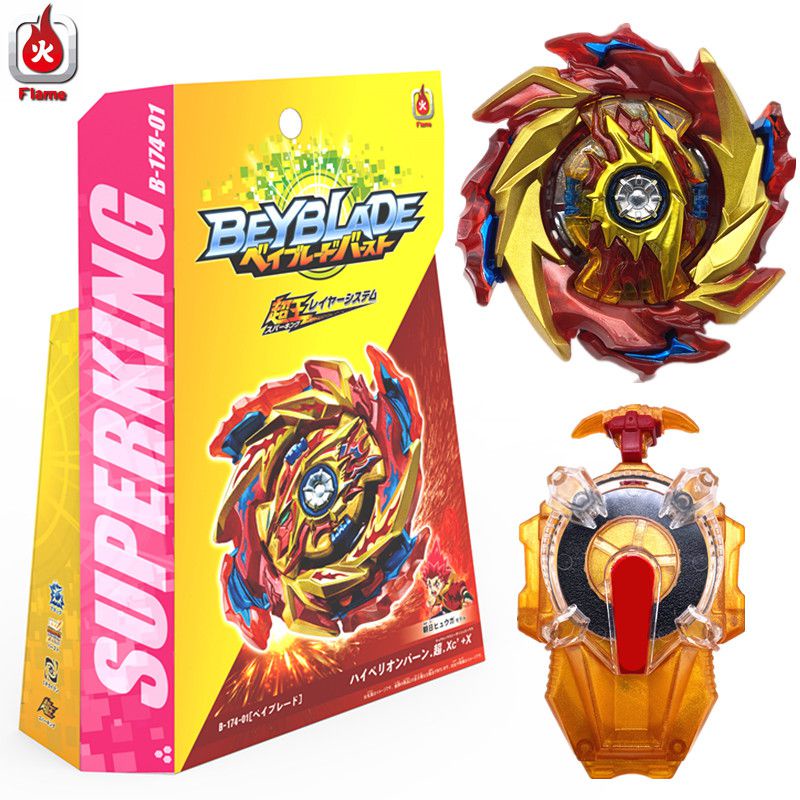 BEYBLADE BURST Superking B-174 LIMIT BREAK DX w/ Long String Sparking Launcher