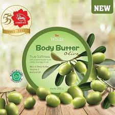 ❤ BELIA ❤ Viva White Body Butter Mulberry / Rose / Olive 200g Halal