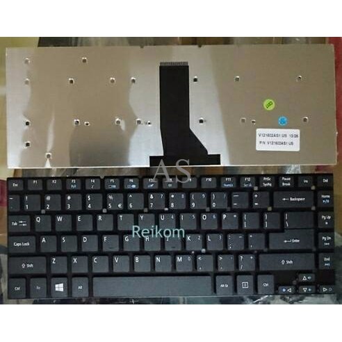 Keyboard Laptop Acer Aspire 3830, 4755, 4830, E1-410, E1-420 hitam