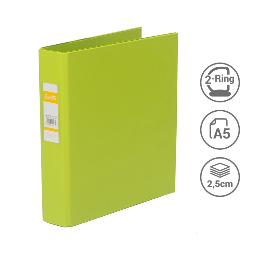 

Bantex Ring Binder 2 Ring 25mm A5 8221 / Ordner A5 Bantex 8221 / A5 8221