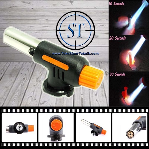 Pistol Portable Gas Torch 1300C / BBQ Blow Torch / Flame Gun / Korek Gas Torch Hi Cook Cocok Untuk di Dapur - FIRETRIC 807