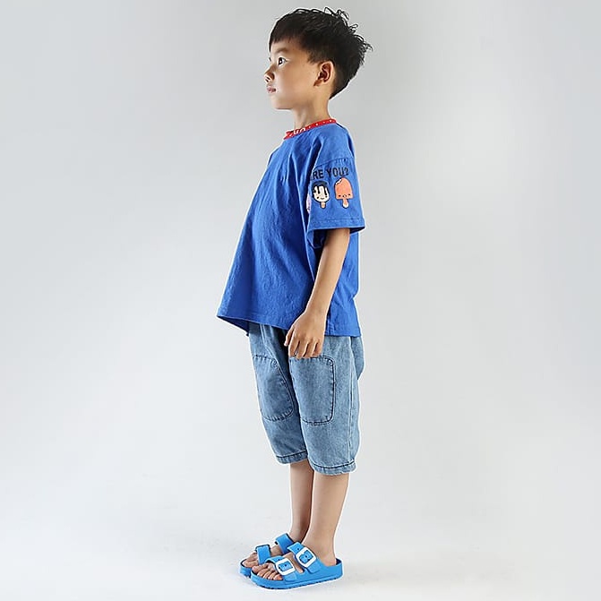 Sandal Slip On Anak Laki Laki Terbaru 2025 Kekinian Sendal Slop Anak Perempuan Eva Sandal Anak Selop Couple Ibu dan Anak