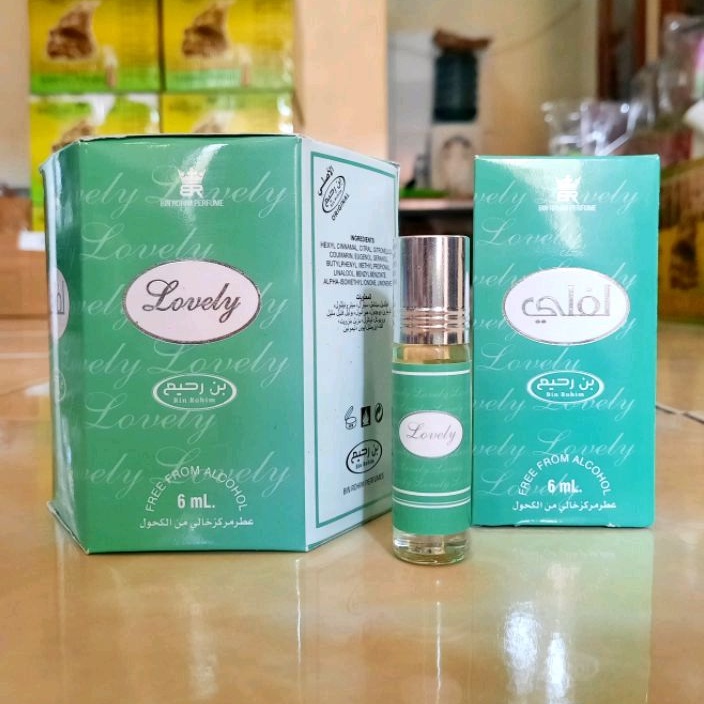 LOVELY Parfum Kemasan 6ml Minyak Wangi Roll On Non Alkohol