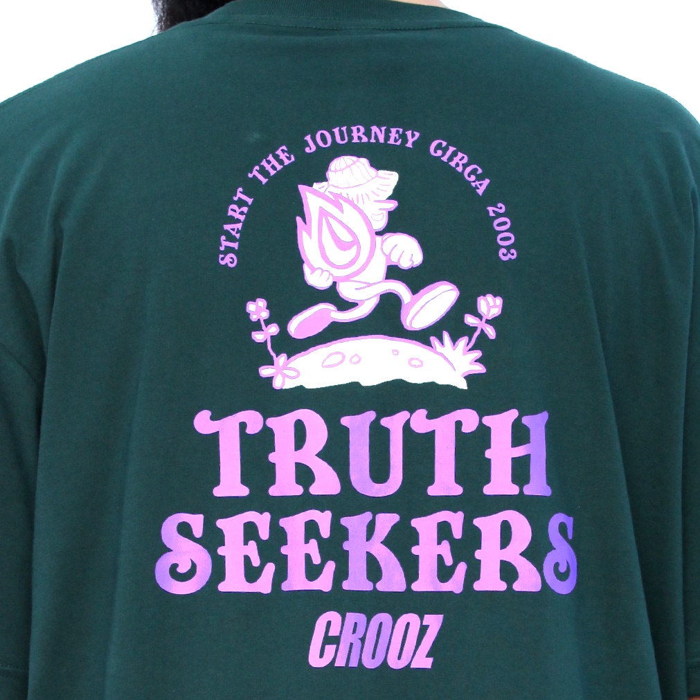 CROOZ TRUTH SEEKERS TSHIRT FOREST GREEN