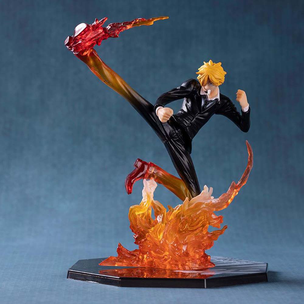 Lanfy Mainan Action Figure Anime Monkey D Luffy Sanji Bahan Pvc Untuk Dekorasi Meja