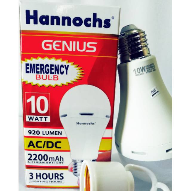 Lampu Emergency Hannochs Genius 10 Watt