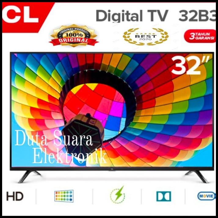 Jual Tv Led Tcl 32 Inch 32B3 Digital Tv Garansi Resmi 3 Tahun | Shopee ...