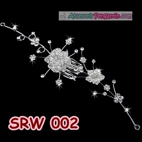 [STOK TERBATAS] TIARA RAMBUT SIRKAM WEDDING ASESORIS WANITA BRIDAL SRW002