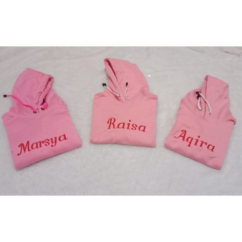 Hoodie Anak Gratis Bordir Nama Suka-Suka  1-12th