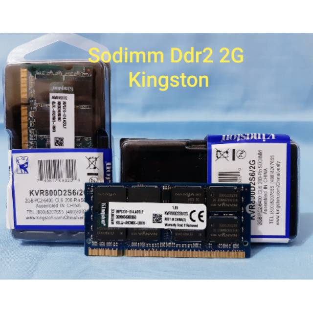 Memory Laptop Sodimm Ddr2 2G Kingston PC 6400 Full Competible