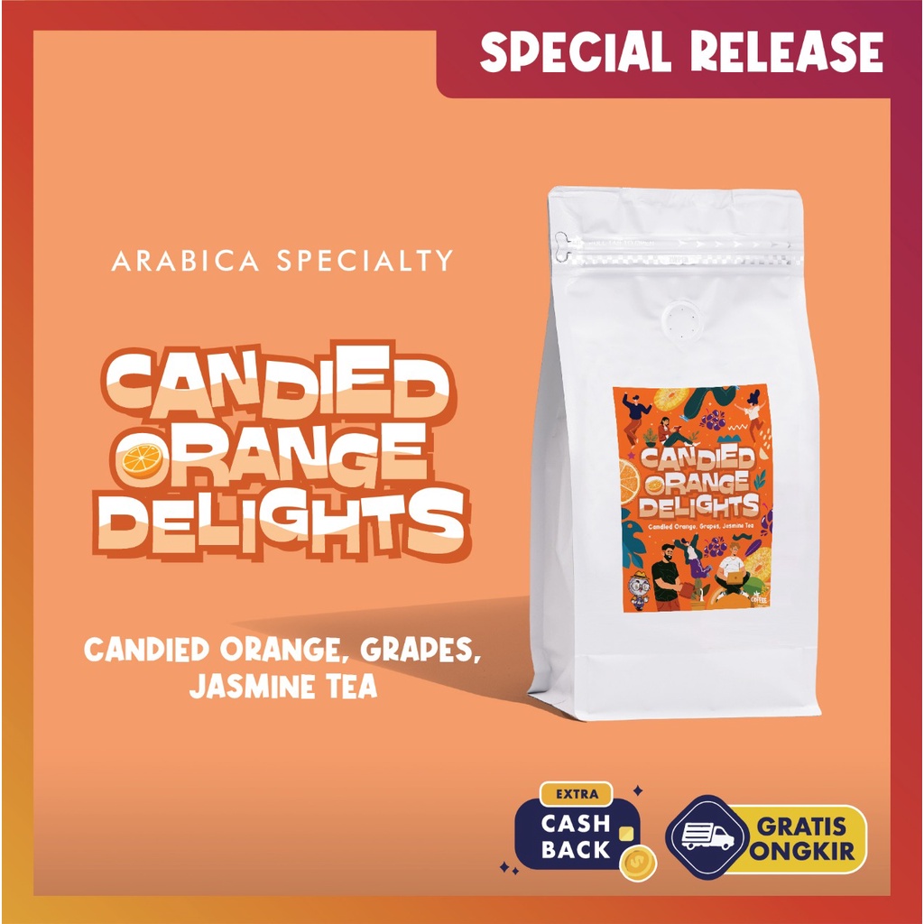 

Kopi Arabika CANDIED ORANGE DELIGHTS 500g | Single Origin Specialty
