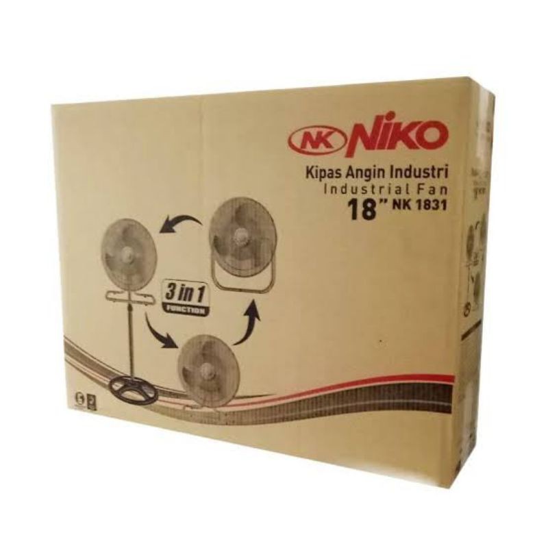 Niko Kipas Angin 18 Inch 3in1 / Industrial Fan NK 1831