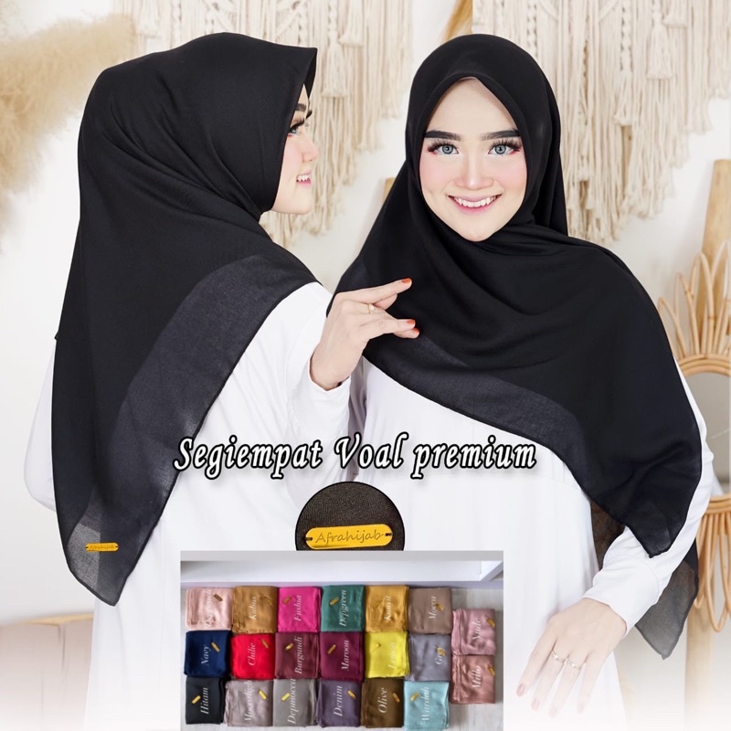 SEGIEMPAT VOAL PREMIUM POLOS AFRAHIJAB