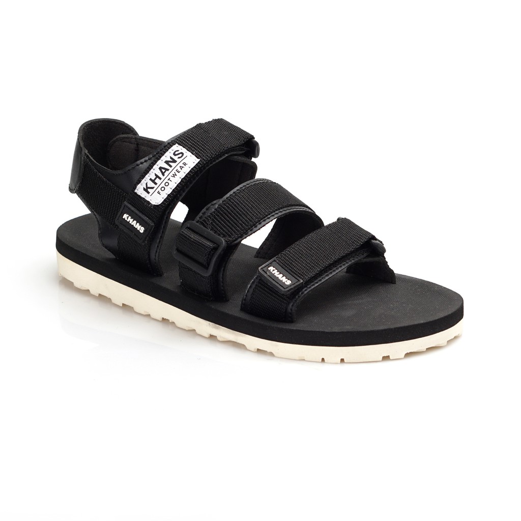 KHANS Sandal  Gunung  Pria Shaquille Black Shopee 