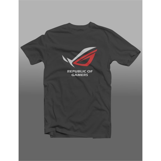 KAOS BAJU THSIRT ROG REPUBLIC OF GAMER