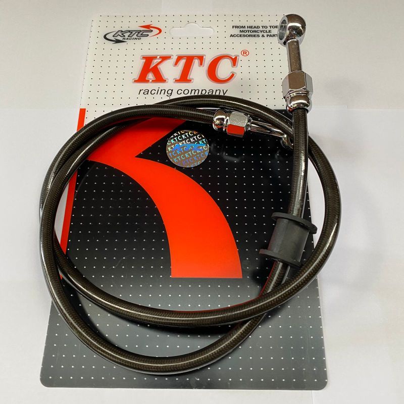 KABEL SELANG REM DEPAN BELAKANG KTC RACING SELANG REM DEPAN BELANG ORIGINAL KTC RACING 60 CM 92 CM 75 CM UNIVERSAL SEMUA MOTOR BEAT MIO VARIO PCX NMAX VIXION NINJA CBR DLL