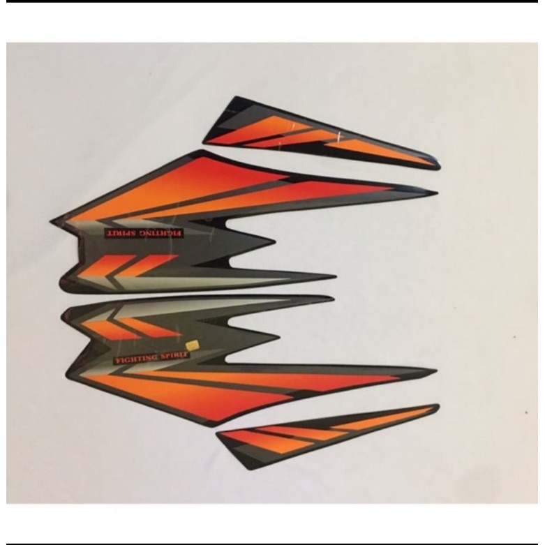 Lis Rx King Striping Rx King Tahun 2002 Oren