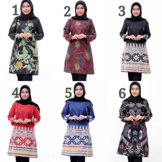 Atasan Batik Nusantara Dolby Dolbi Dobby Doby Tenun Sutra Tulis Halus Katun ATBM #batikmurah