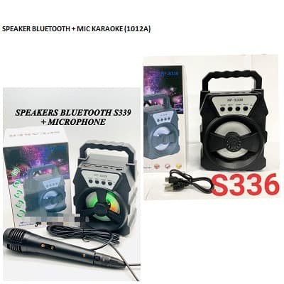 SPEAKER Bluetooth plus MIC HF S336 - HFS339 - LMS399 WITH MIC KARAOKE - SPEAKER BLUETOOTH KARAOKE