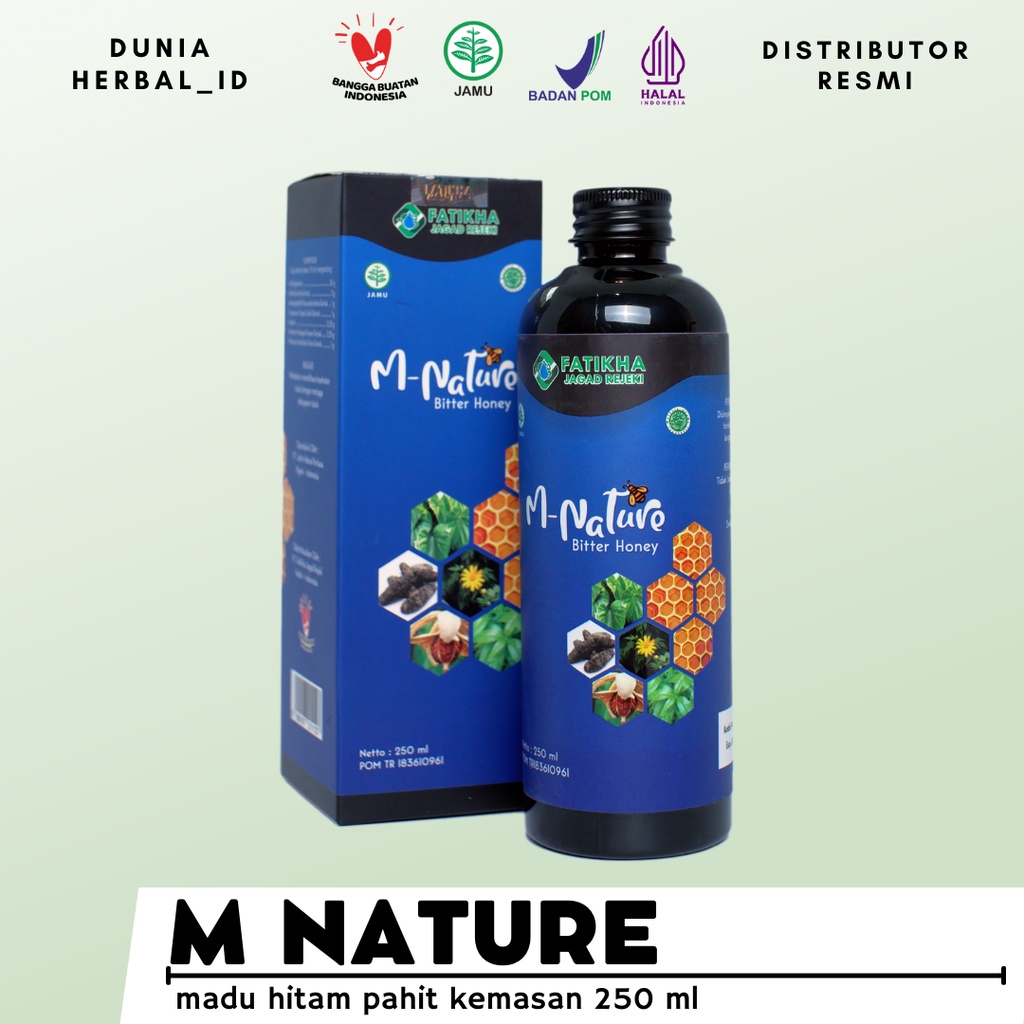 M-NATURE - MADU HITAM - MADU ASLI - MNATURE - MADU PAHIT - OBAT ASAM LAMBUNG