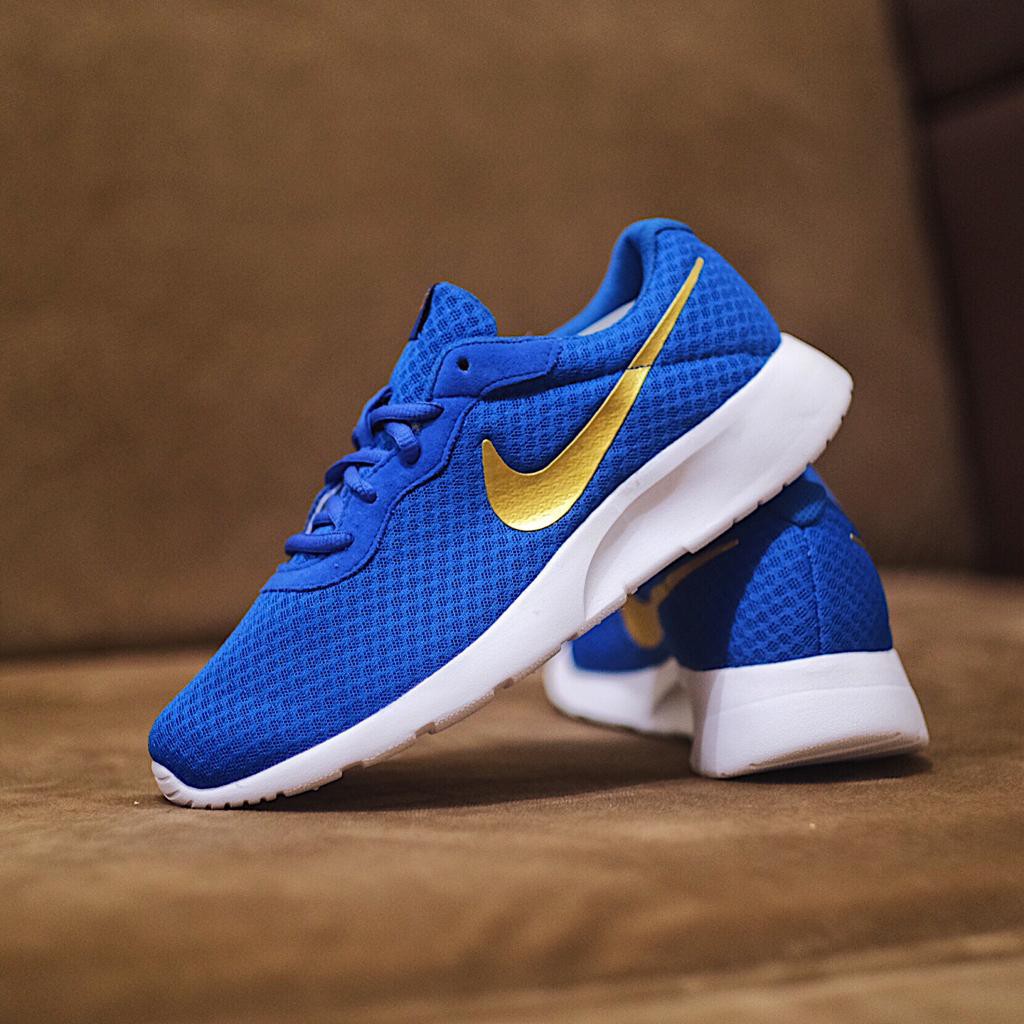 nike blue and gold