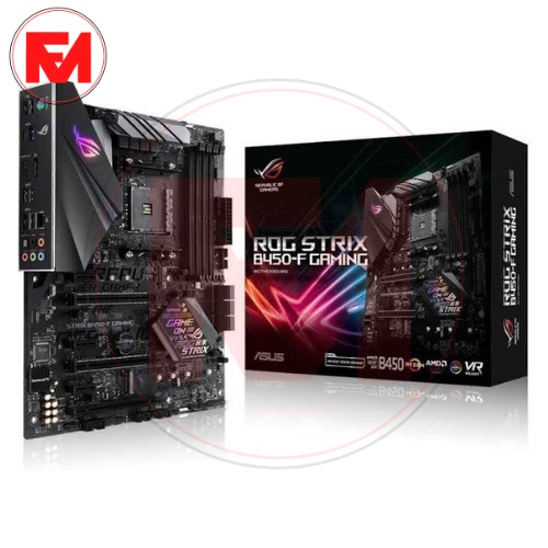 Motherboard ASUS B450F GAMING ROG STRIX AM4 - GARANSI RESMI - FANCY_MAKASSAR