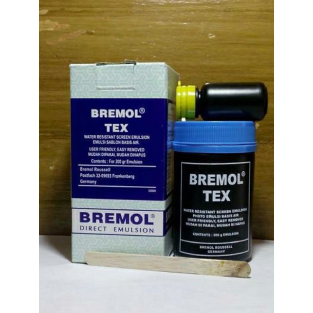 

OBAT AFDRUK BREMOL TEX (200 GRAM) SCREEN EMULSION