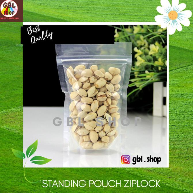 Standing Pouch 14x20 Plastik Klip Bening