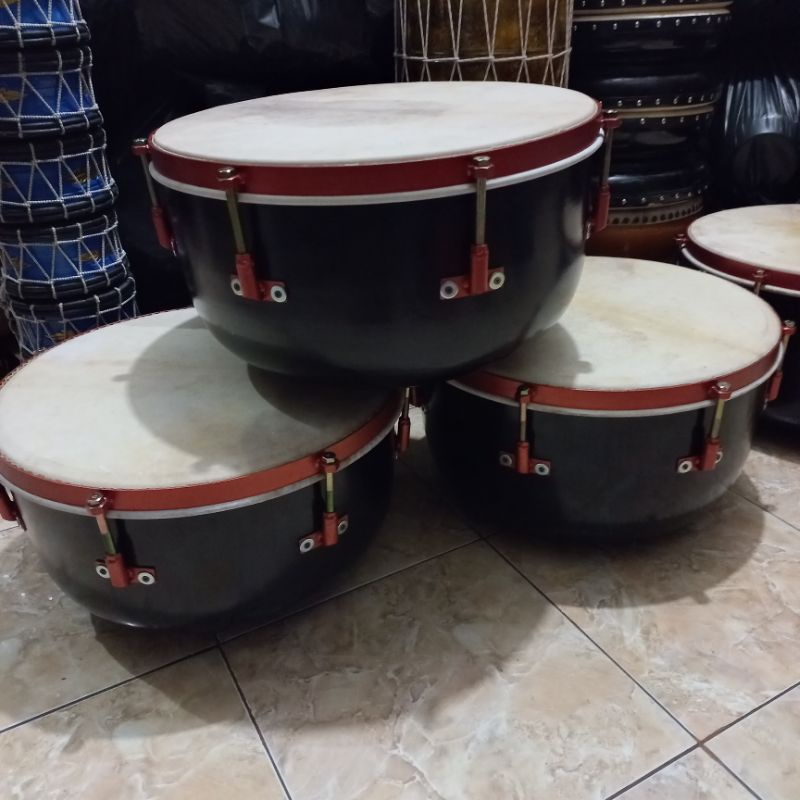 BAS HADROH RING PLAT_ BAS KULIT NURUL MUSTHOFA_BAS HADRAH UKURAN 55CM