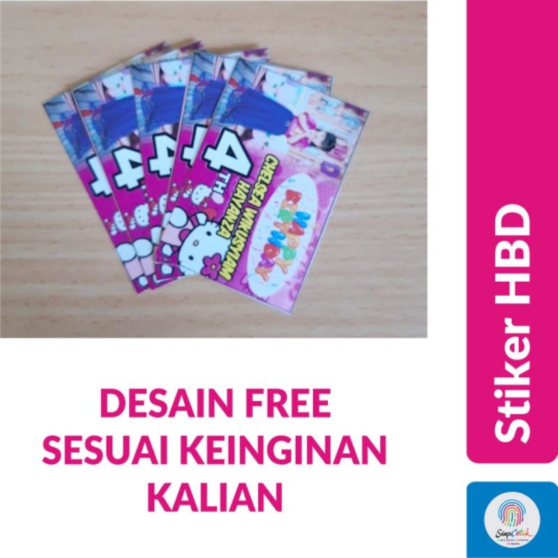 STIKER HAPPY BIRTHDAY 7x4 CUSTOME