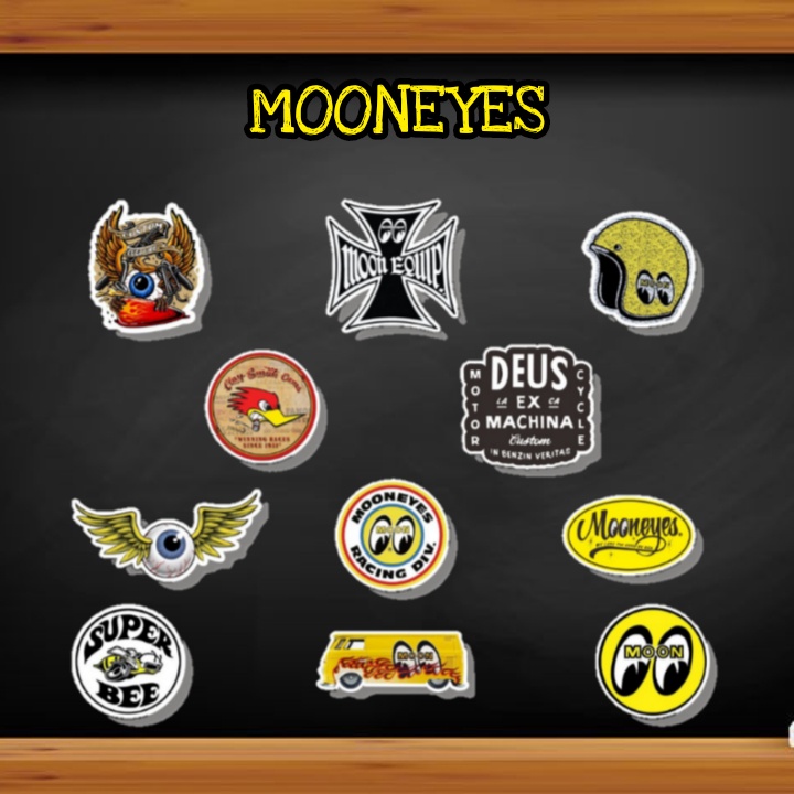 

STICKER AESTHETIC STIKER AESTHETIC WATERPROOFT STIKER DECAL EMBLEM CASE HP TUMBLR MOONEYES SERIES
