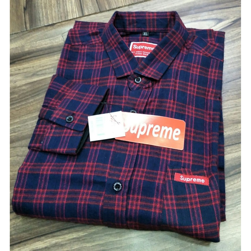 Kemeja Flannel Pria Lengan Panjang Original Distro