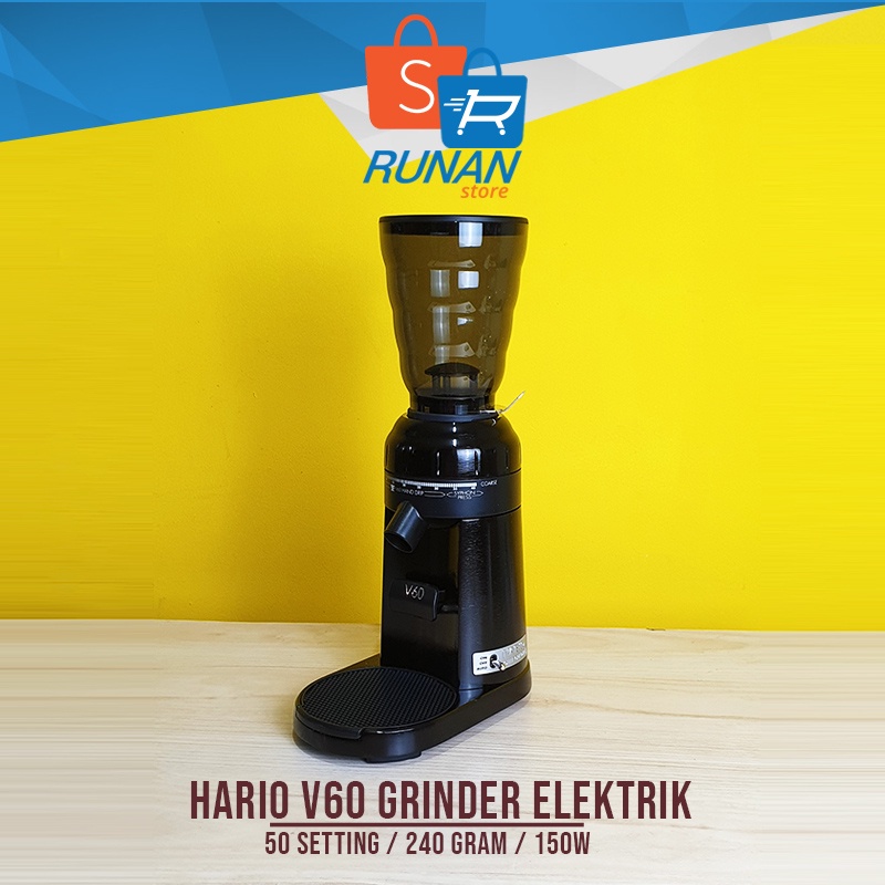 Coffee Grinder Electric Hario V60 EVCG-8B Mesin Giling Kopi Elektrik