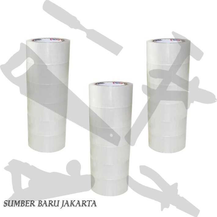 

Lakban SKL Tape Bening Dan Coklat 2Inch 48mm 90 yard Spek Daimaru 81m SBJ