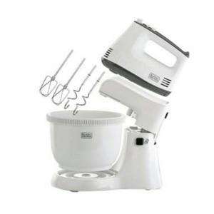 Mixer Stand Black & Decker M700-B5, 3.5 Liter Putih, 5 Kecepatan