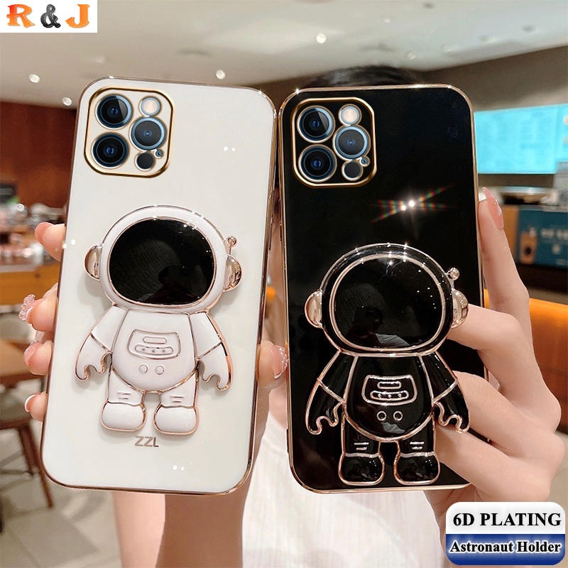 Soft Case Silikon Desain Astronot Untuk Iphone 6 6s 6Plus 7 8 Plus 6D