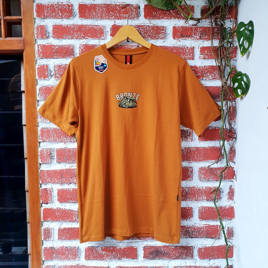 KAOS PENDEK MODEL SIMPLE ORIGINAL BRONZE - KAOS BRONZE ORIGINAL 100% DISTRO