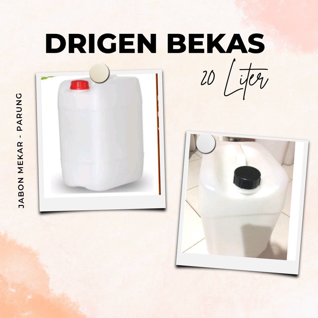 JERIGEN 20 LITER BEKAS