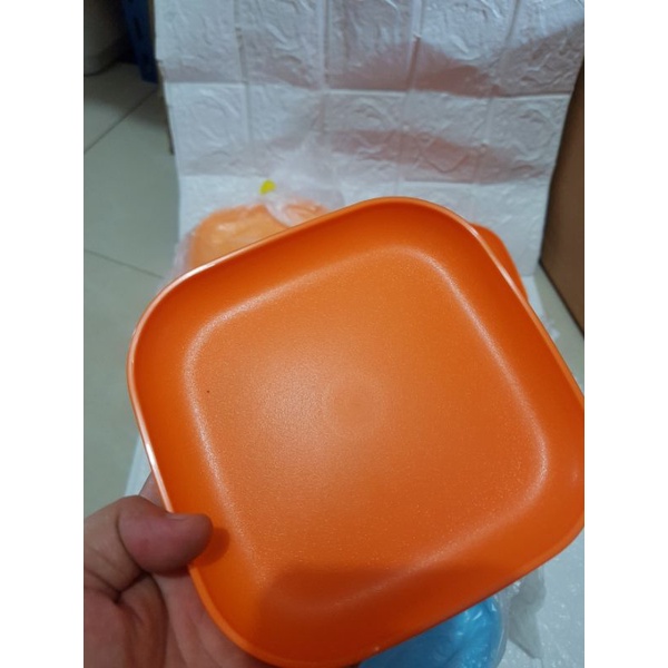 snack plate tuppy 2 pcs