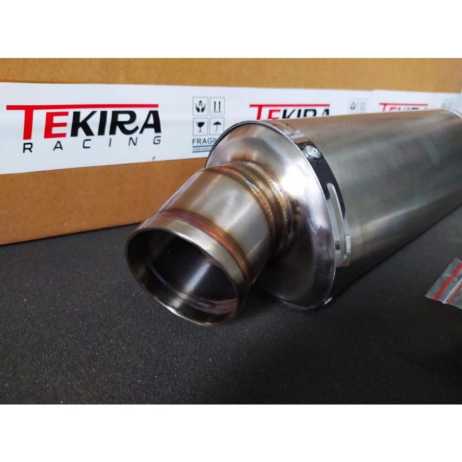 Knalpot Custom Black Devil Oval New Nmax Aerox R 155 Connected Lexi PCX BERKUALITAS