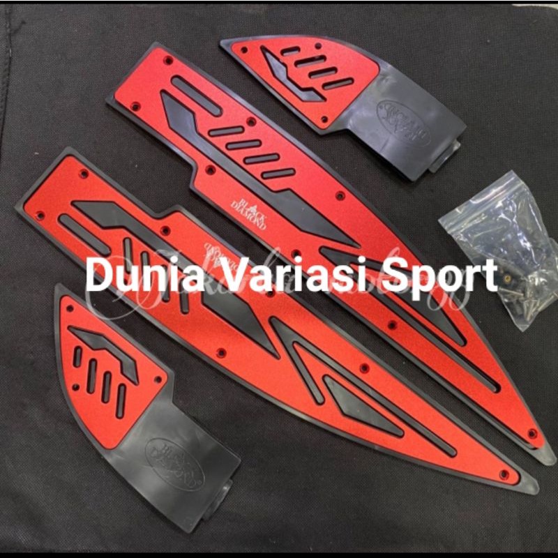 Bordes/Karpet Pijakan Kaki PCX 160 New Black Diamond Original