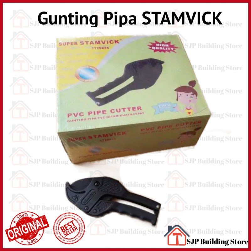 [COD] GUNTING PIPA STAMVICK HITAM - GUNTING PRALON - GUNTING PIPA AIR PANAS - GUNTING PVC