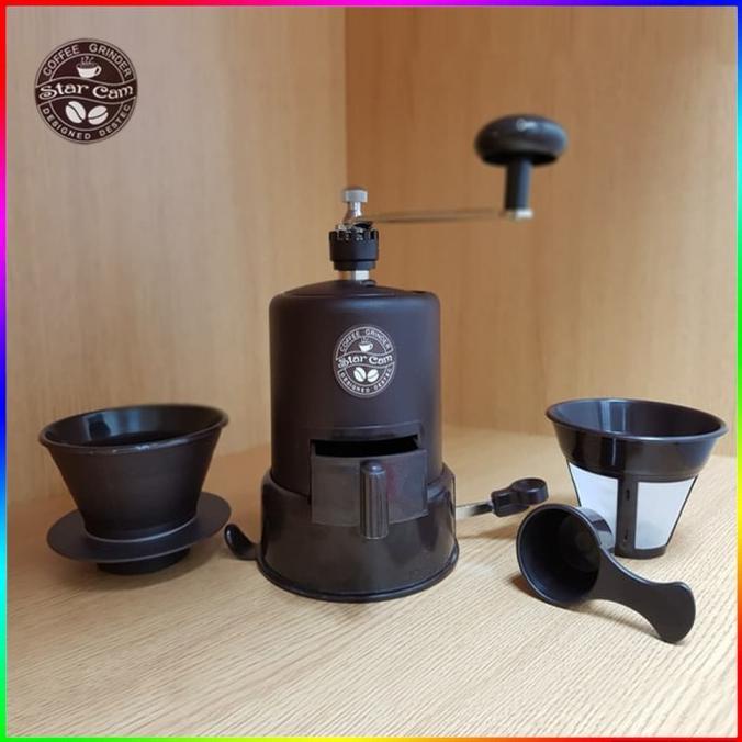 

[COD] Star Cam Destec Manual Coffee Grinder Alat Giling Biji Kopi Starcam [COD]