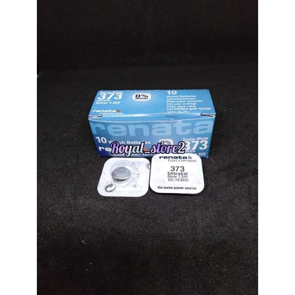 Baterai Jam Tangan Renata 916, Batre Jam 373/SR916SW Renata Original