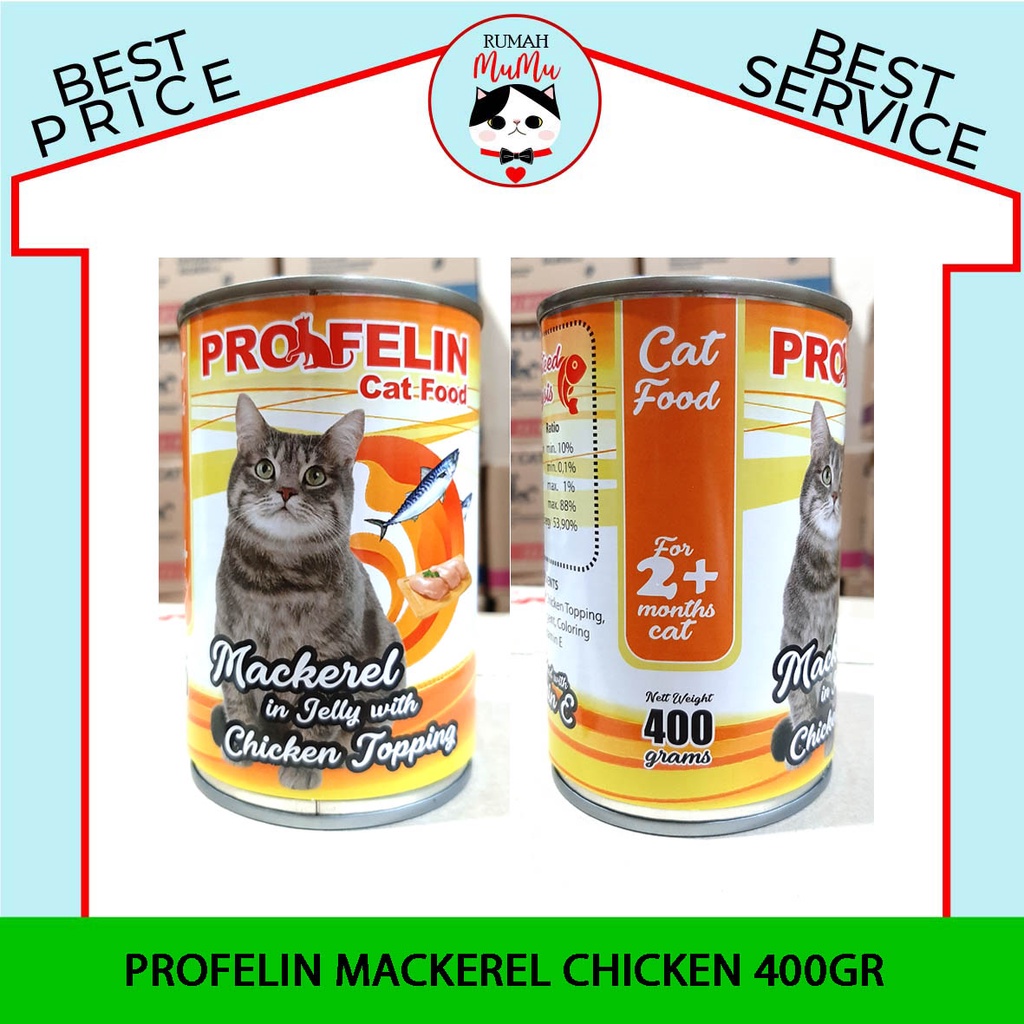 MAKANAN KUCING PROFELIN UNTUK USIA 2 BULAN KE ATAS MACKAREL SERIES