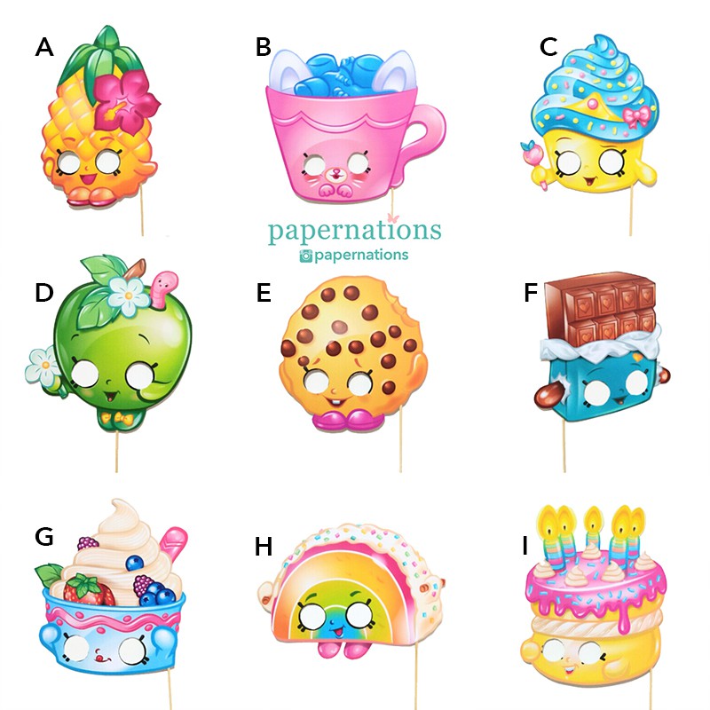 Shopkins Masks / Topeng Shopkins