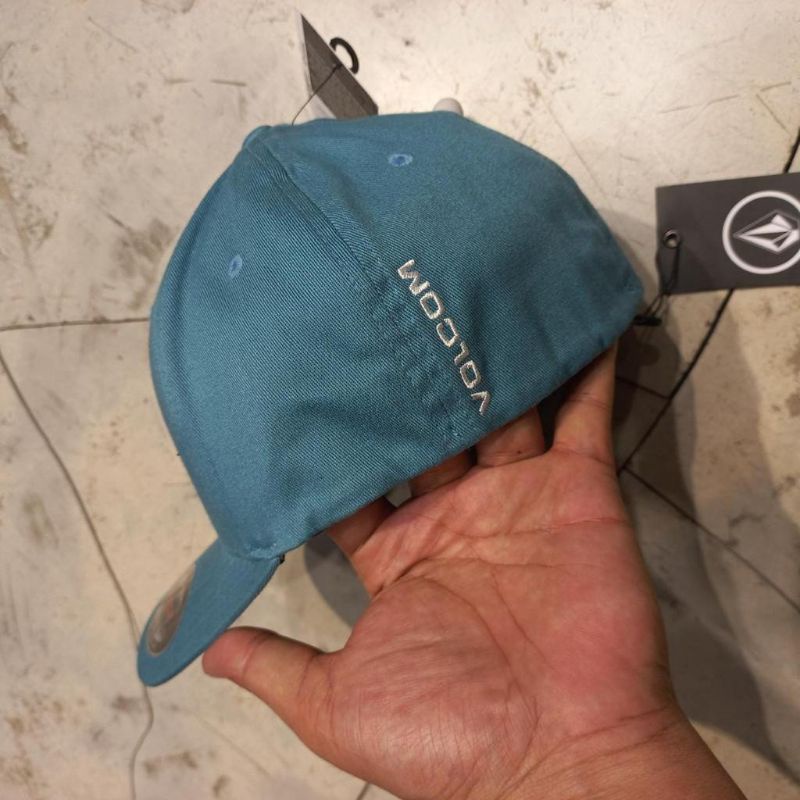 Topi Volcom Flexfit Full Stone Blue