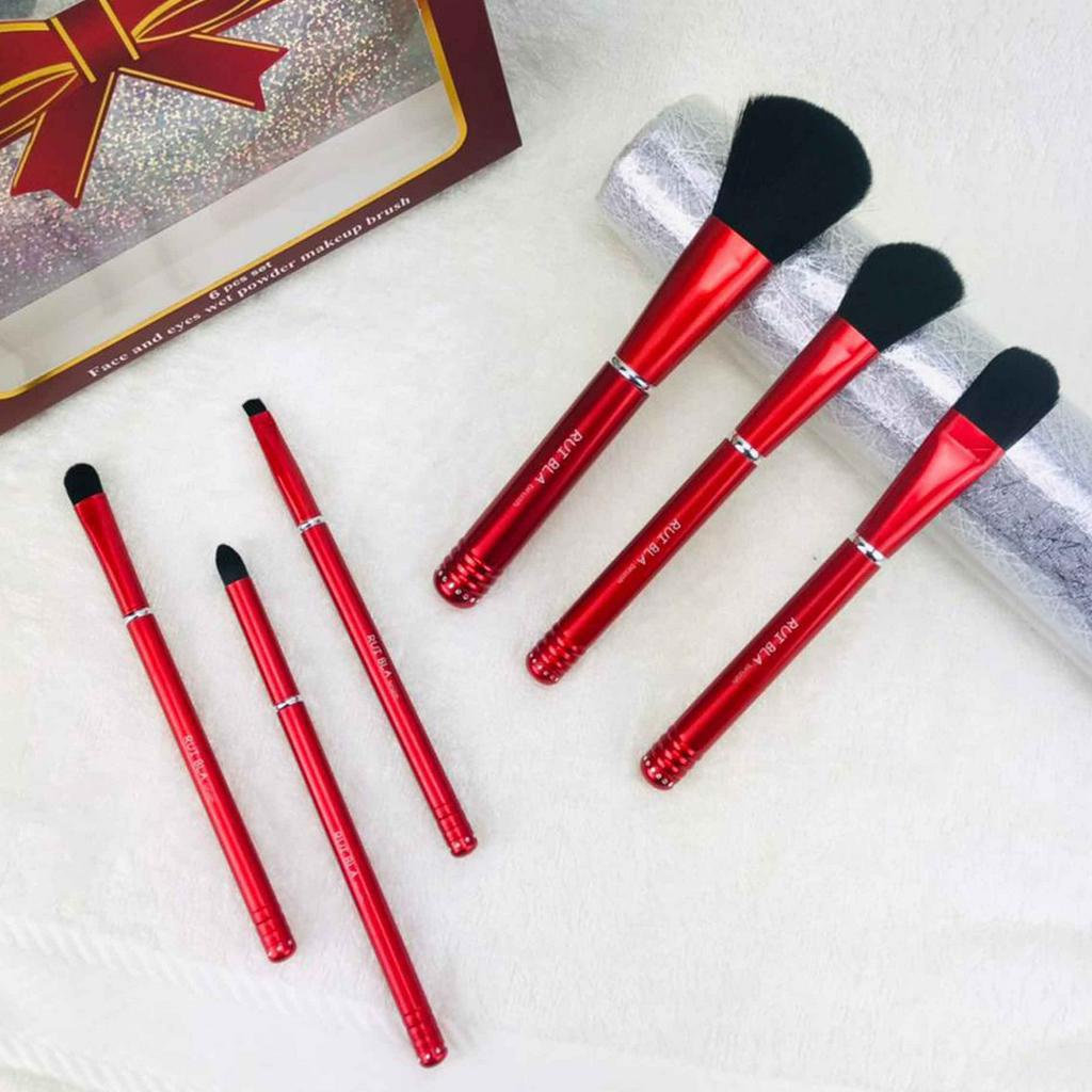 Brush Make Up* Rui Bla Berlin* Kuas Rias Make Up* 1 Set Isi 6pcs