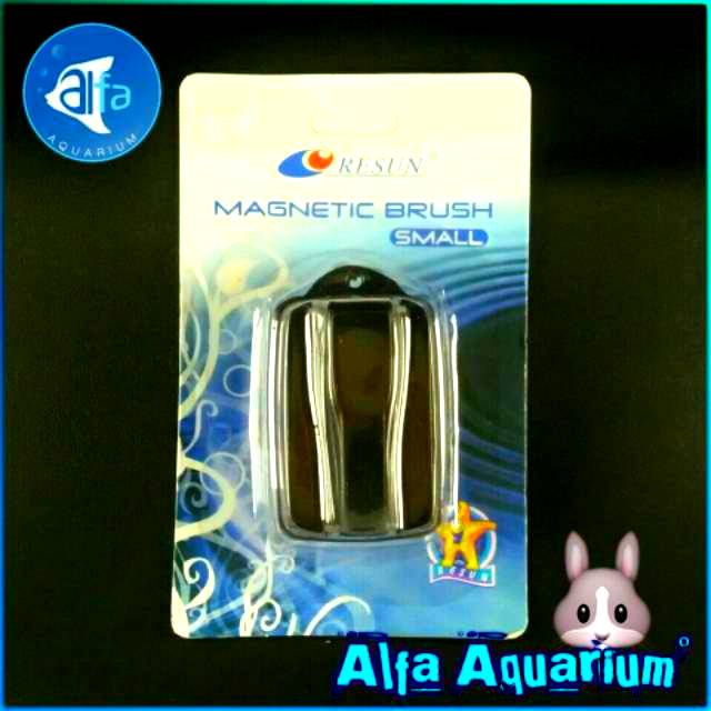 Pembersih Kaca Aquarium Sikat Magnet Resun Small S Sikat